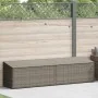 Caja de almacenaje de jardín ratán sintético gris 220x50x58 cm von , Aufbewahrungsboxen für den Außenbereich - Ref: Foro24-41...