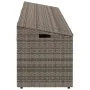 Caja de almacenaje de jardín ratán sintético gris 220x50x58 cm von , Aufbewahrungsboxen für den Außenbereich - Ref: Foro24-41...