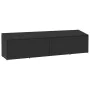 Caja de almacenaje de jardín ratán sintético negro 220x50x58 cm von , Aufbewahrungsboxen für den Außenbereich - Ref: Foro24-4...