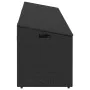 Caja de almacenaje de jardín ratán sintético negro 220x50x58 cm von , Aufbewahrungsboxen für den Außenbereich - Ref: Foro24-4...