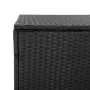Caja de almacenaje de jardín ratán sintético negro 220x50x58 cm von , Aufbewahrungsboxen für den Außenbereich - Ref: Foro24-4...