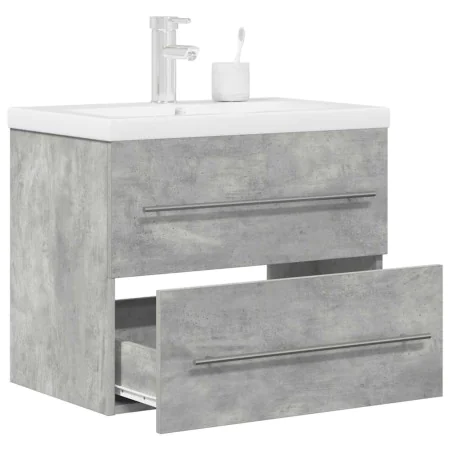 Set muebles de baño 2 piezas madera contrachapada gris hormigón by , Bathroom furniture - Ref: Foro24-3324961, Price: 187,61 ...
