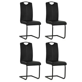 Sillas v oladizasde comedor 4 unidades cuero sintético negro von , Essstühle - Ref: Foro24-246194, Preis: 292,75 €, Rabatt: %