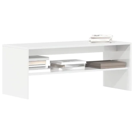 Mueble de TV madera contrachapada blanco brillante 100x40x40 cm von , TV-Möbel - Ref: Foro24-861118, Preis: 47,52 €, Rabatt: %
