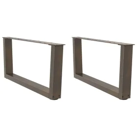 Patas para mesa de comedor en forma de V 2 uds acero natural by , Table legs - Ref: Foro24-4012619, Price: 70,35 €, Discount: %