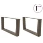 Patas para mesa de comedor en forma de V 2 uds acero natural von , Tischbeine - Ref: Foro24-4012619, Preis: 70,35 €, Rabatt: %