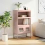 Aparador de acero rosa 68x39x123 cm de , Aparadores - Ref: Foro24-853369, Precio: 112,31 €, Descuento: %