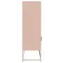 Aparador de acero rosa 68x39x123 cm de , Aparadores - Ref: Foro24-853369, Precio: 112,31 €, Descuento: %