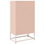 Aparador de acero rosa 68x39x123 cm de , Aparadores - Ref: Foro24-853369, Precio: 112,31 €, Descuento: %