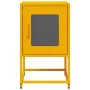 Mesita de noche acero laminado en frío amarillo 36x39x60,5 cm by , Nightstands - Ref: Foro24-853329, Price: 51,97 €, Discount: %