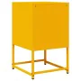 Mesita de noche acero laminado en frío amarillo 36x39x60,5 cm by , Nightstands - Ref: Foro24-853329, Price: 51,97 €, Discount: %