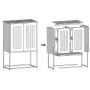 Aparador de acero gris antracita 68x39x107 cm von , Sideboards - Ref: Foro24-853376, Preis: 96,27 €, Rabatt: %
