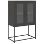 Aparador de acero negro 68x39x107 cm de , Aparadores - Ref: Foro24-853374, Precio: 91,04 €, Descuento: %