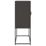 Aparador de acero negro 68x39x107 cm de , Aparadores - Ref: Foro24-853374, Precio: 91,04 €, Descuento: %