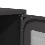 Aparador de acero negro 68x39x107 cm de , Aparadores - Ref: Foro24-853374, Precio: 91,04 €, Descuento: %