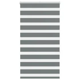 Estor cebra gris oscuro 85x150cm tejido ancho 80,9 cm poliéster von , Jalousien und Jalousien - Ref: Foro24-4014128, Preis: 2...