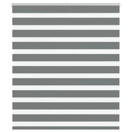 Estor cebra gris oscuro tejido ancho 115,9 cm poliéster by , Blinds and blinds - Ref: Foro24-4014135, Price: 31,13 €, Discoun...
