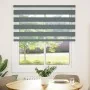 Estor cebra gris oscuro tejido ancho 115,9 cm poliéster by , Blinds and blinds - Ref: Foro24-4014135, Price: 31,13 €, Discoun...