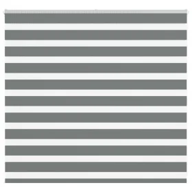 Estor cebra gris oscuro tejido ancho 150,9 cm poliéster by , Blinds and blinds - Ref: Foro24-4014116, Price: 25,23 €, Discoun...