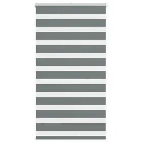 Estor cebra gris oscuro 85x100cm tejido ancho 80,9 cm poliéster by , Blinds and blinds - Ref: Foro24-4014102, Price: 21,65 €,...