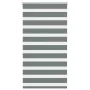 Estor cebra gris oscuro 85x100cm tejido ancho 80,9 cm poliéster by , Blinds and blinds - Ref: Foro24-4014102, Price: 21,65 €,...