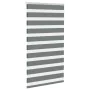Estor cebra gris oscuro 85x100cm tejido ancho 80,9 cm poliéster by , Blinds and blinds - Ref: Foro24-4014102, Price: 21,65 €,...