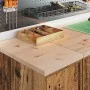 Armario de garaje de madera vieja 30x51x85 cm de , Armarios industriales - Ref: Foro24-860560, Precio: 52,78 €, Descuento: %