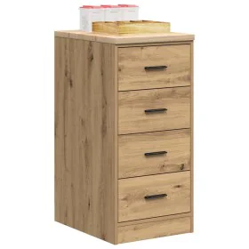 Armario de almacenamiento para garaje Roble Artesano 40x51x85cm by , Armarios industriales - Ref: Foro24-860597, Price: 89,95...