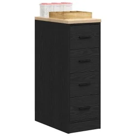 Armario de almacenamiento para garaje negro 30x51x85 cm by , Armarios industriales - Ref: Foro24-860581, Price: 72,88 €, Disc...