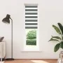 Estor cebra gris oscuro 60x230cm tejido ancho 55,9 cm poliéster by , Blinds and blinds - Ref: Foro24-4014175, Price: 22,13 €,...