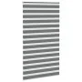 Estor cebra gris oscuro tejido ancho 125,9 cm poliéster by , Blinds and blinds - Ref: Foro24-4014163, Price: 35,25 €, Discoun...