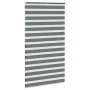 Estor cebra gris oscuro tejido ancho 125,9 cm poliéster by , Blinds and blinds - Ref: Foro24-4014163, Price: 35,25 €, Discoun...