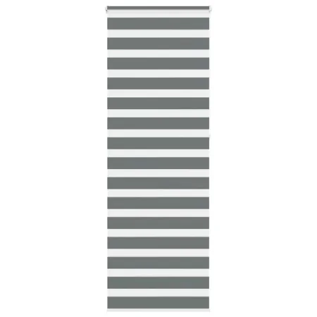 Estor cebra gris oscuro 85x230cm tejido ancho 80,9 cm poliéster by , Blinds and blinds - Ref: Foro24-4014180, Price: 26,92 €,...