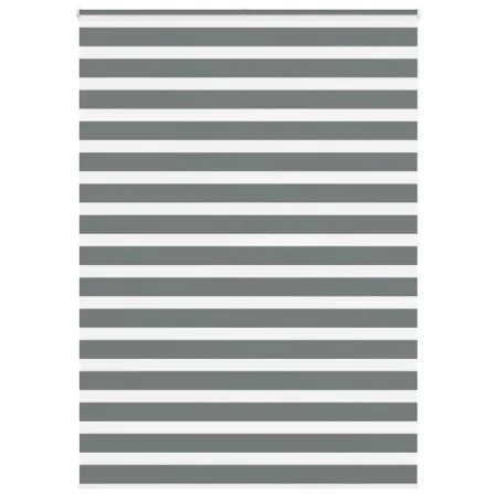 Estor cebra gris oscuro tejido ancho 150,9 cm poliéster de , Persianas y estores - Ref: Foro24-4014168, Precio: 38,88 €, Desc...
