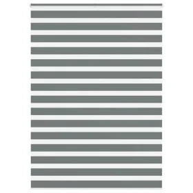 Estor cebra gris oscuro tejido ancho 150,9 cm poliéster by , Blinds and blinds - Ref: Foro24-4014194, Price: 37,63 €, Discoun...