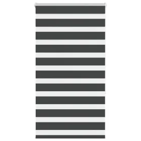 Estor cebra negro 80x150 cm tejido ancho 75,9 cm poliéster by , Blinds and blinds - Ref: Foro24-4014231, Price: 27,67 €, Disc...