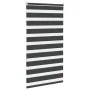 Estor cebra negro 80x150 cm tejido ancho 75,9 cm poliéster de , Persianas y estores - Ref: Foro24-4014231, Precio: 30,77 €, D...