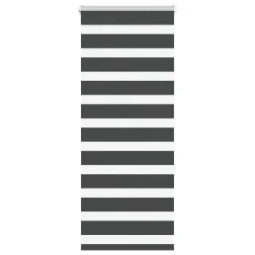 Estor cebra negro 60x150 cm tejido ancho 55,9 cm poliéster by , Blinds and blinds - Ref: Foro24-4014227, Price: 20,64 €, Disc...