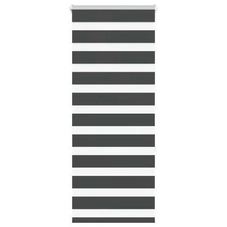 Estor cebra negro 60x150 cm tejido ancho 55,9 cm poliéster de , Persianas y estores - Ref: Foro24-4014227, Precio: 19,07 €, D...
