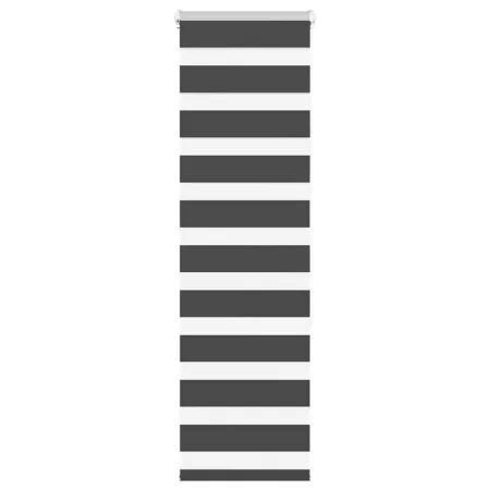 Estor cebra negro 50x150 cm tejido ancho 45,9 cm poliéster by , Blinds and blinds - Ref: Foro24-4014225, Price: 18,23 €, Disc...