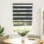 Estor cebra negro 90x150 cm tejido ancho 85,9 cm poliéster de , Persianas y estores - Ref: Foro24-4014233, Precio: 29,31 €, D...