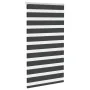 Estor cebra negro 90x150 cm tejido ancho 85,9 cm poliéster de , Persianas y estores - Ref: Foro24-4014233, Precio: 29,31 €, D...