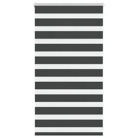 Estor cebra negro 75x100 cm tejido ancho 70,9 cm poliéster by , Blinds and blinds - Ref: Foro24-4014204, Price: 18,22 €, Disc...