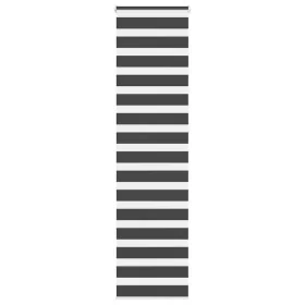 Estor cebra negro 55x230 cm tejido ancho 50,9 cm poliéster by , Blinds and blinds - Ref: Foro24-4014278, Price: 21,49 €, Disc...