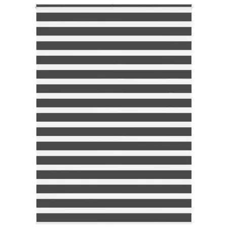 Estor cebra negro 160x230 cm tejido ancho 155,9 cm poliéster de , Persianas y estores - Ref: Foro24-4014299, Precio: 41,12 €,...