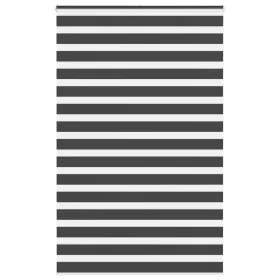 Estor cebra negro 150x200 cm tejido ancho 145,9 cm poliéster by , Blinds and blinds - Ref: Foro24-4014271, Price: 40,89 €, Di...