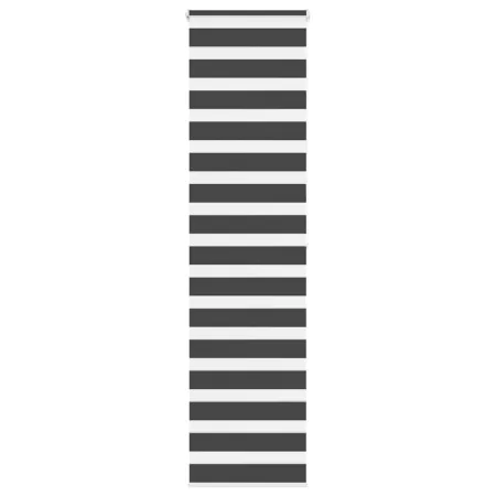 Estor cebra negro 55x200 cm tejido ancho 50,9 cm poliéster de , Persianas y estores - Ref: Foro24-4014252, Precio: 21,10 €, D...
