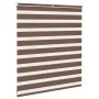 Estor cebra marrón 120x100 cm tejido ancho 115,9 cm poliéster by , Blinds and blinds - Ref: Foro24-4014317, Price: 27,44 €, D...