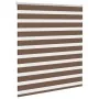 Estor cebra marrón 135x100 cm tejido ancho 130,9 cm poliéster von , Jalousien und Jalousien - Ref: Foro24-4014320, Preis: 23,...