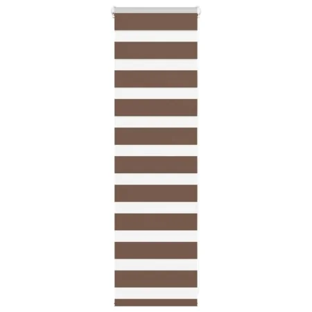 Estor cebra marrón 50x100 cm tejido ancho 45,9 cm poliéster by , Blinds and blinds - Ref: Foro24-4014303, Price: 18,63 €, Dis...